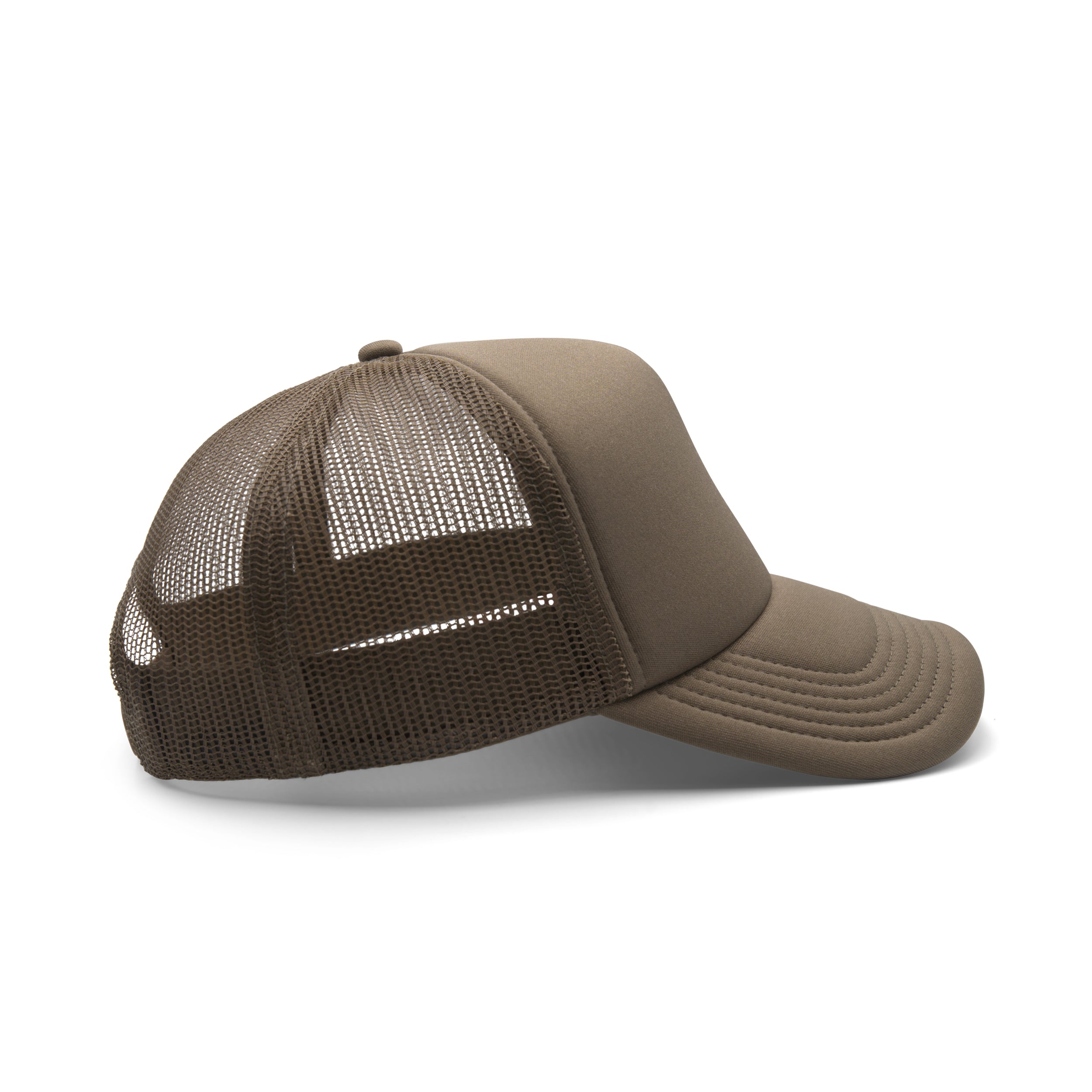 Patriot Caps Crux Southern Cross Trucker Cap – Walnut – Side View