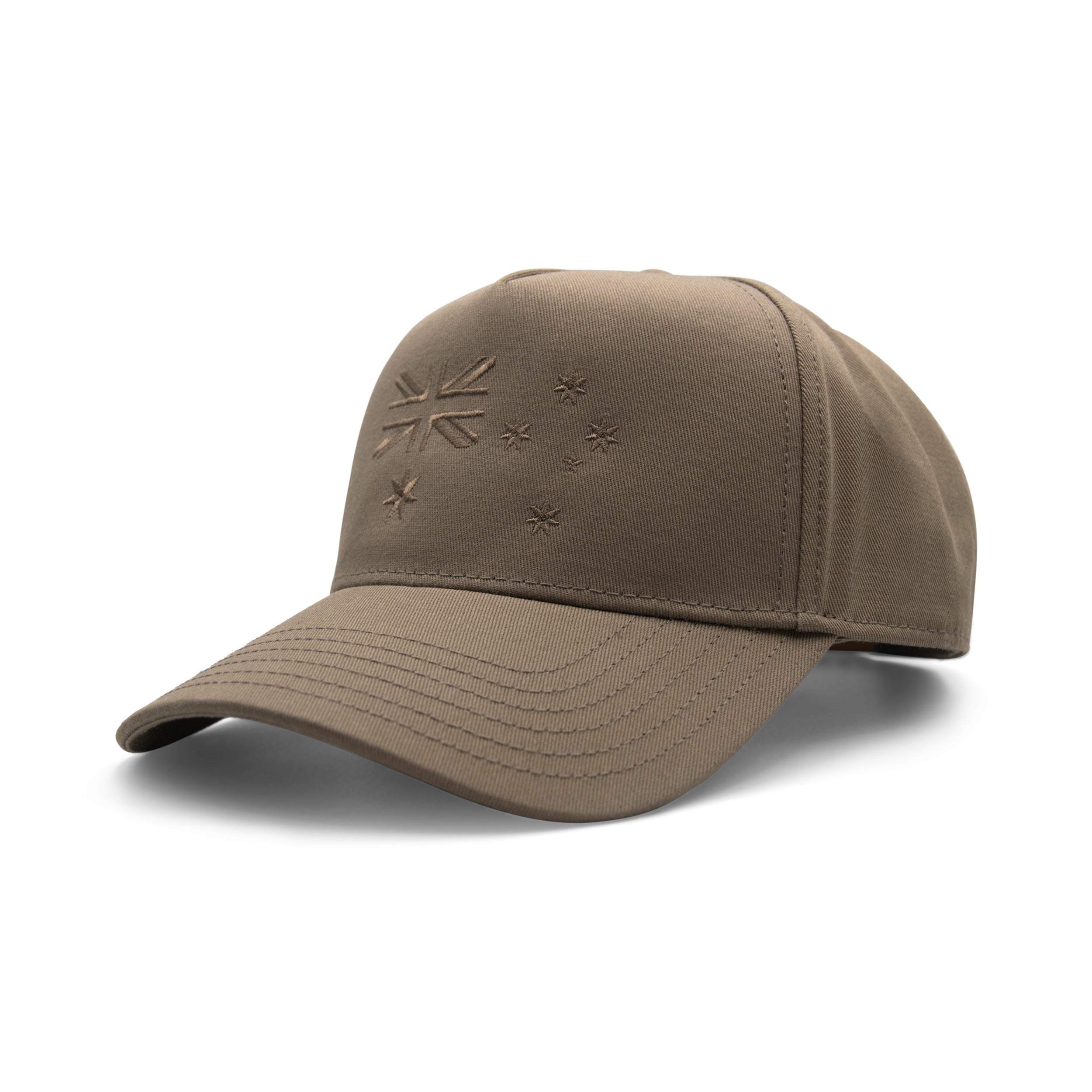 Patriot Caps Pioneer Australian Flag Baseball Cap – Walnut