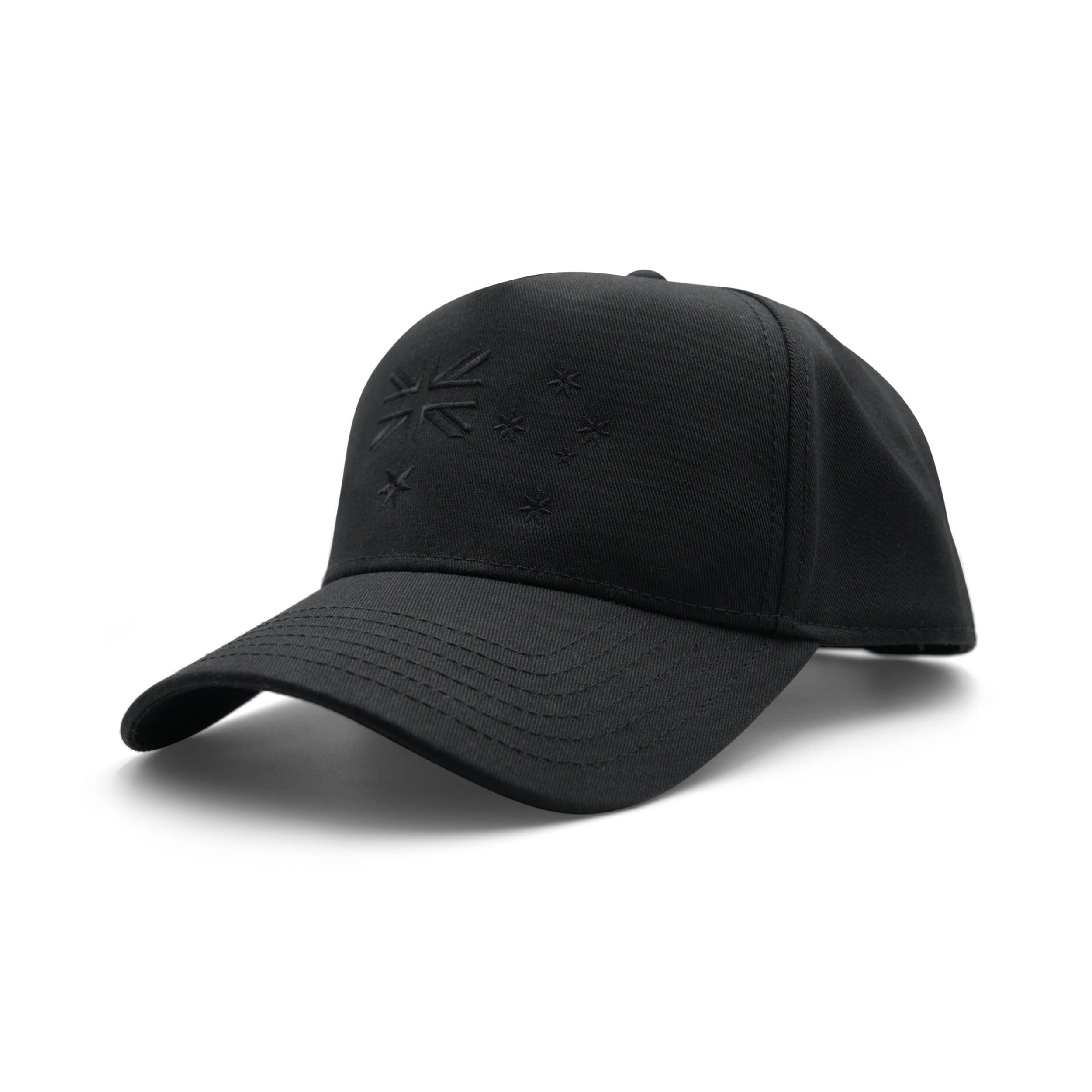 Patriot Caps Pioneer Australian Flag Baseball Cap – Black