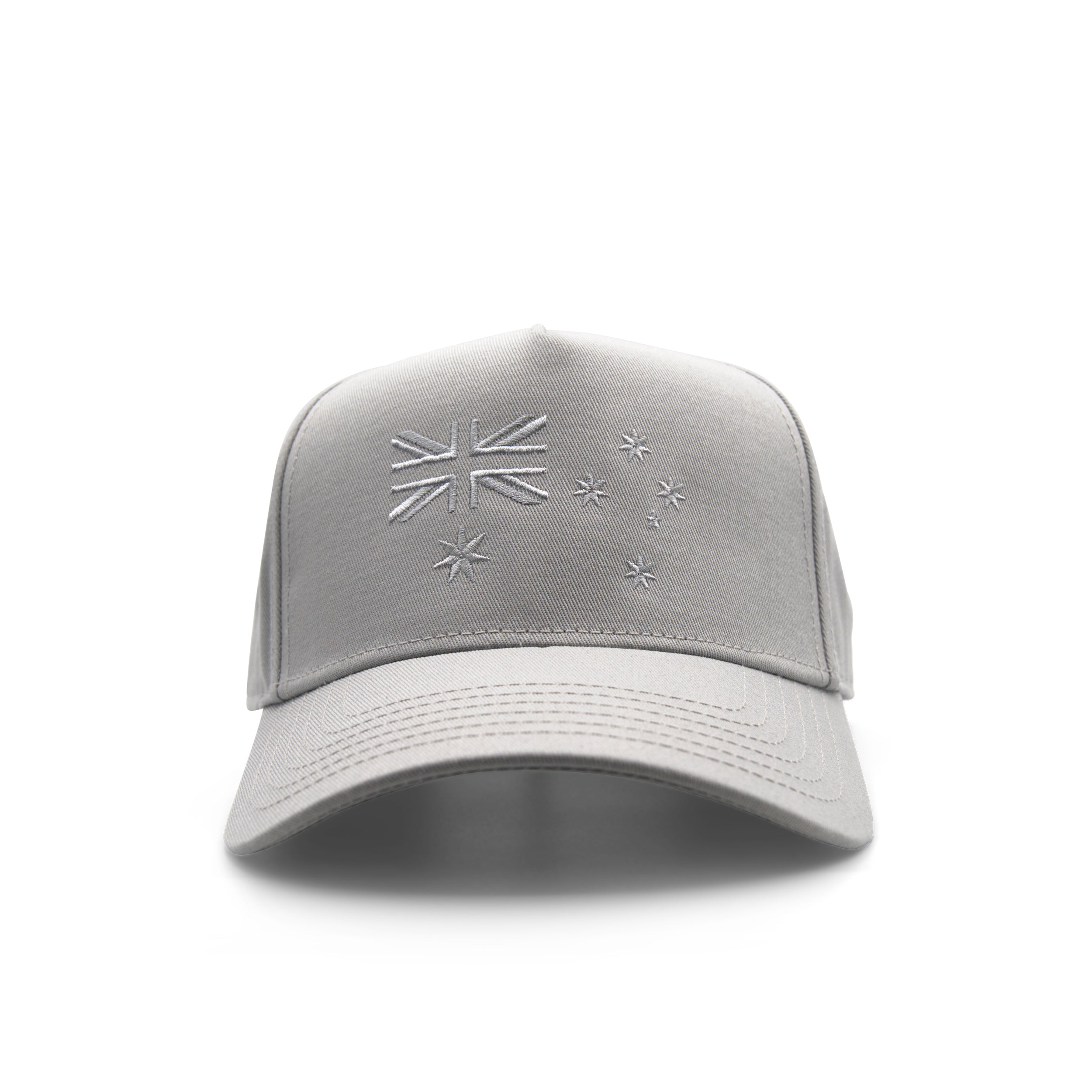 Patriot Caps Pioneer Australian Flag Baseball Cap – Storm – Front View