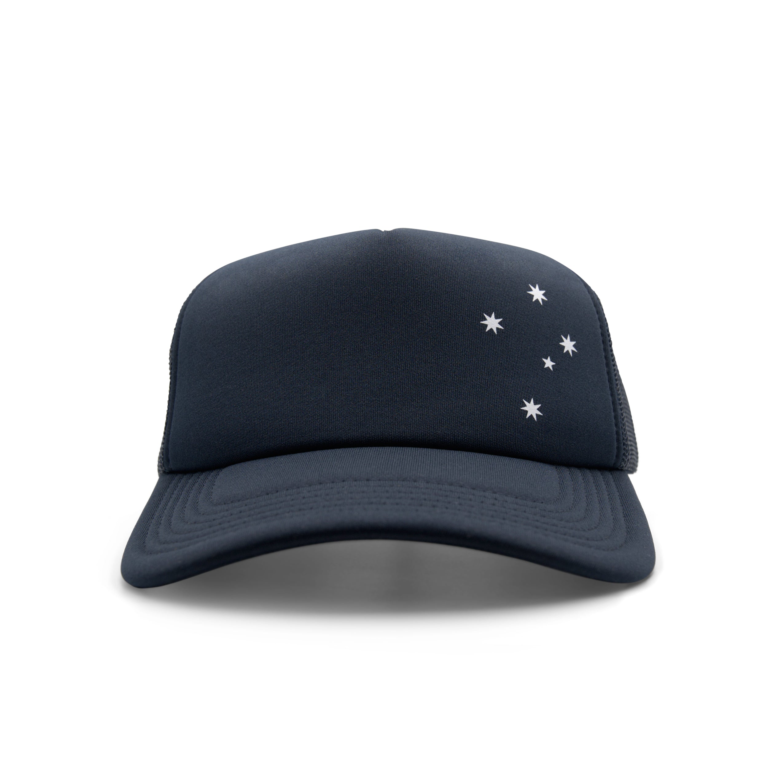 Patriot Caps Crux Southern Cross Trucker Cap – Navy – Front View