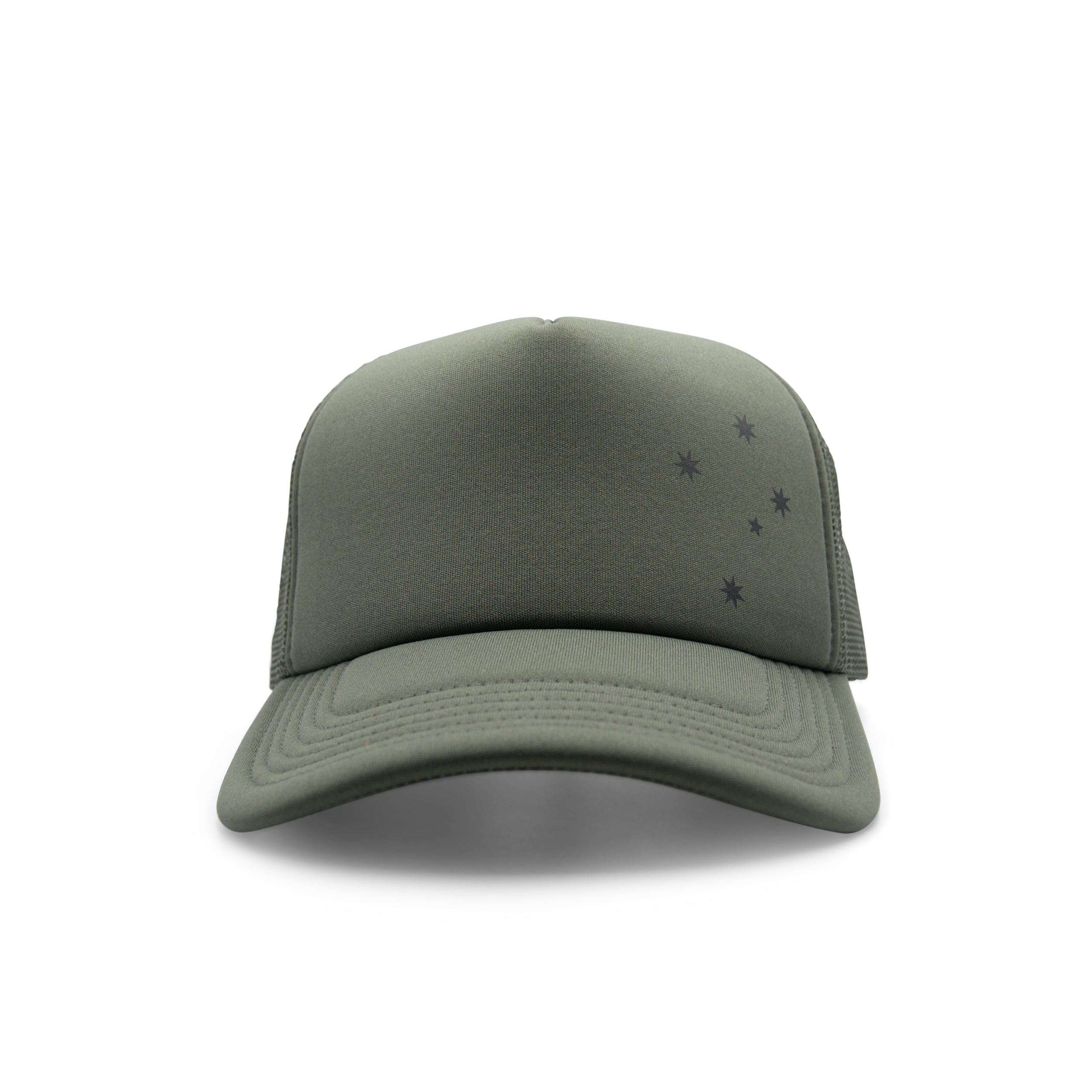 Patriot Caps Crux Southern Cross Trucker Cap – Jungle – Front View