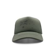 Patriot Caps Digger Australian Flag Trucker Cap – Jungle – Front View