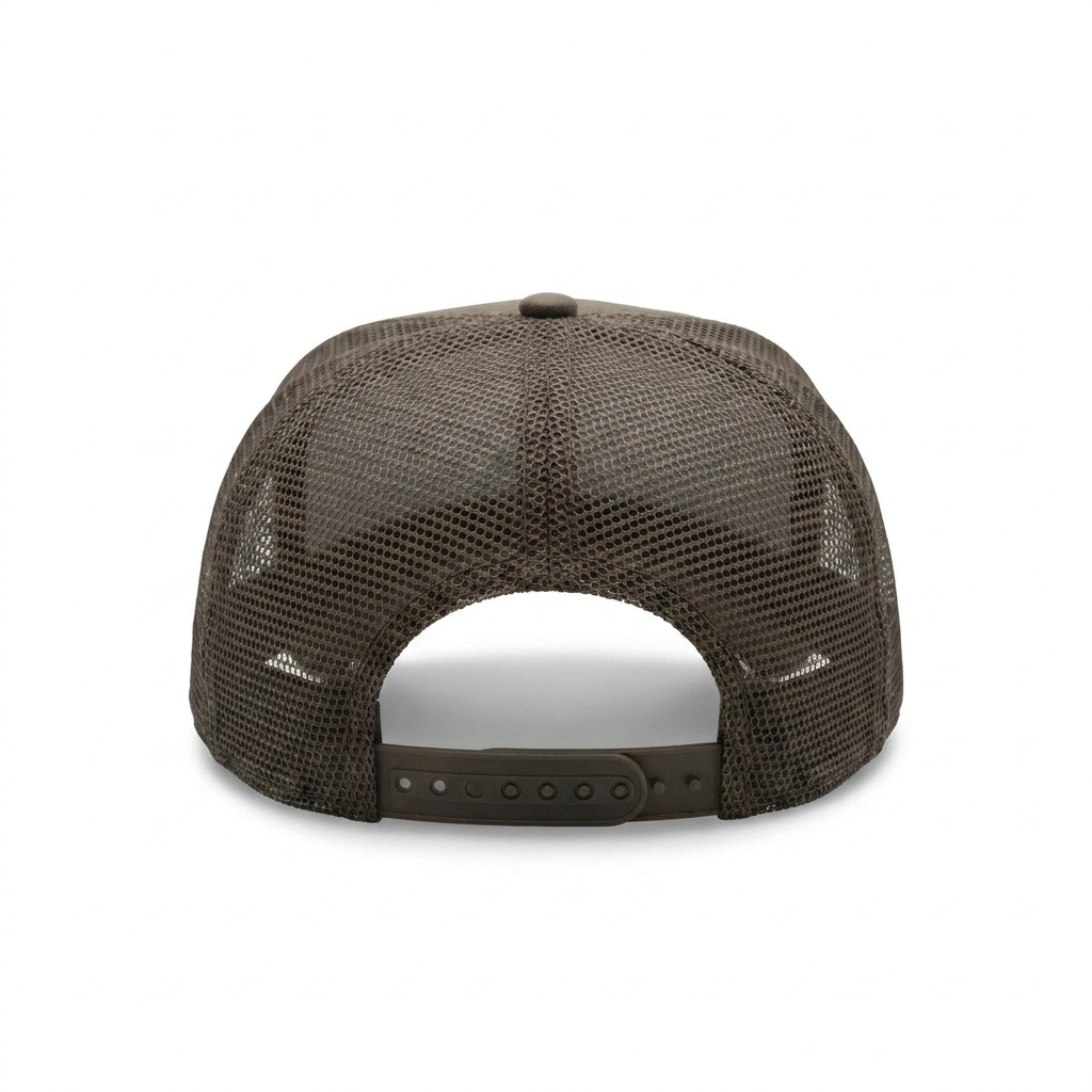 Patriot Caps Multicam Australian Flag Trucker Cap – Walnut – Back View