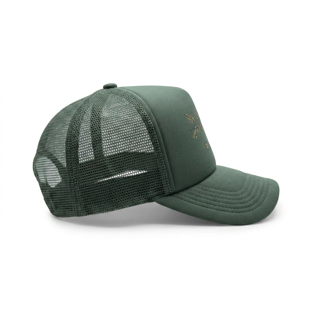 Patriot Caps Multicam Australian Flag Trucker Cap – Jungle – Side View